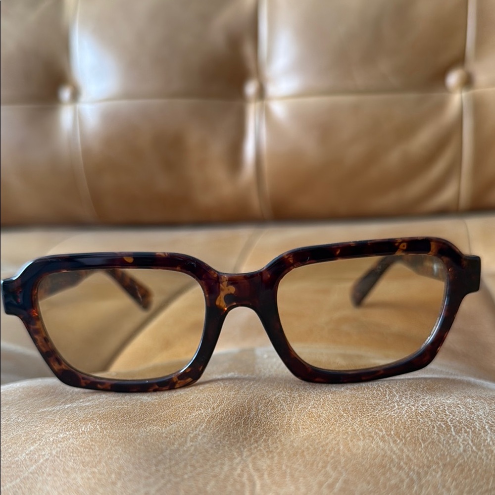 Meller Adisa Tigris yellow Tortoise Shell Square Glasses